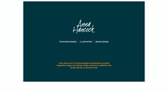 Desktop Screenshot of annahancock.com